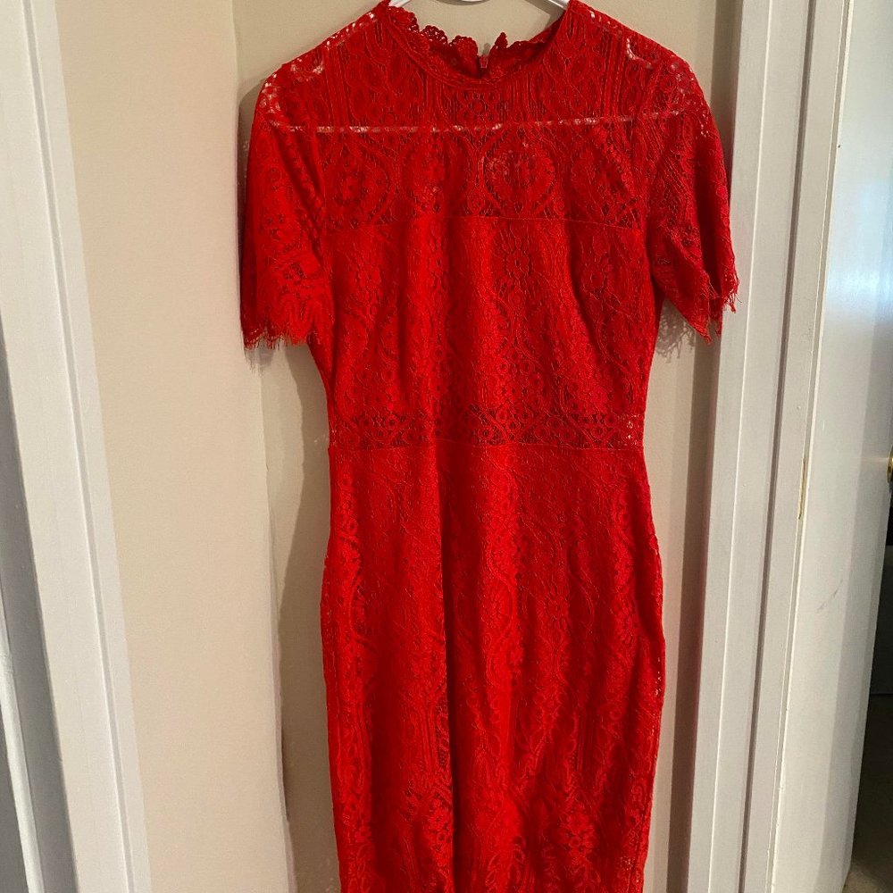 Red Lace Lulu's Dress